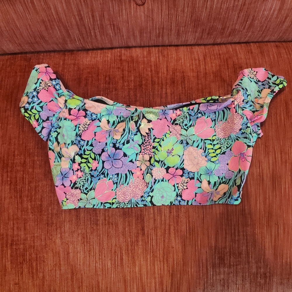 Victoria's secret bathing suit top floral